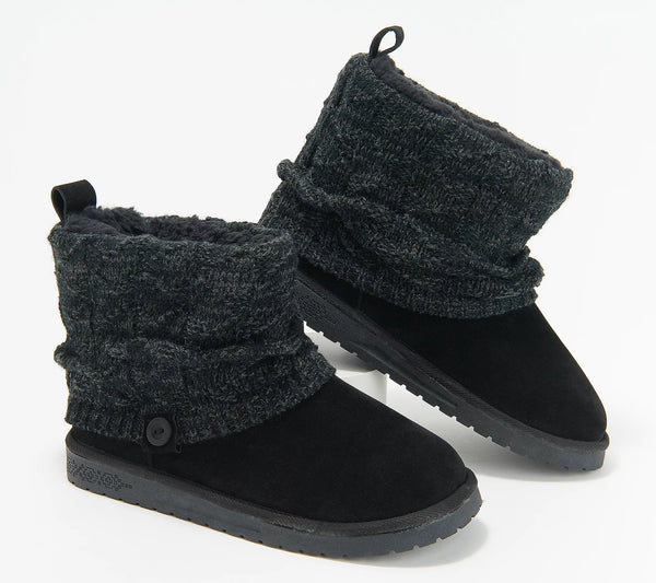 Muk Luks Sweater Knit Winter Boots - Laurel