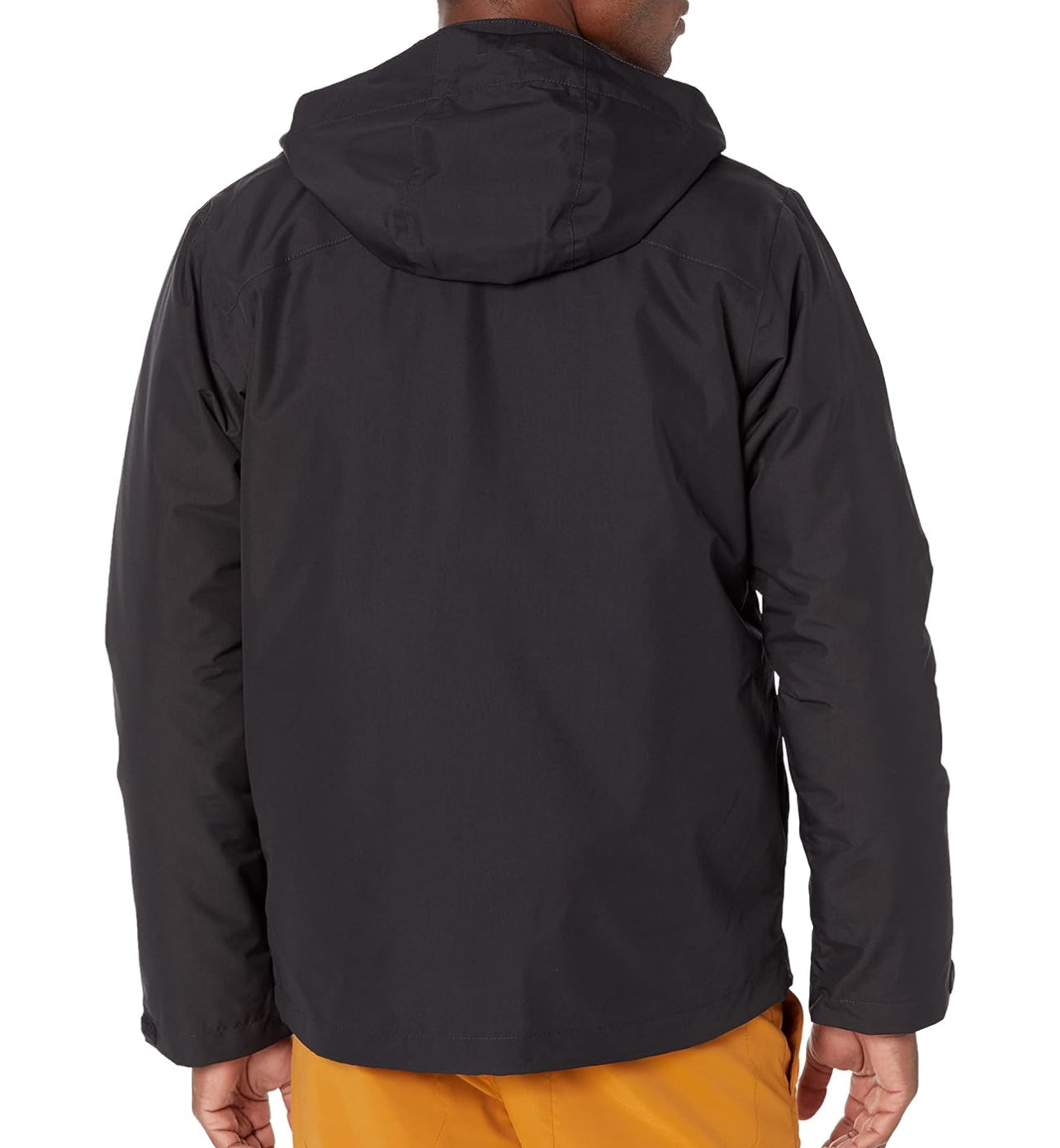 Helly Hansen Men's Standard Squamish Large CIS 3-in-1 Waterproof Rain Jacket, 990 Black,